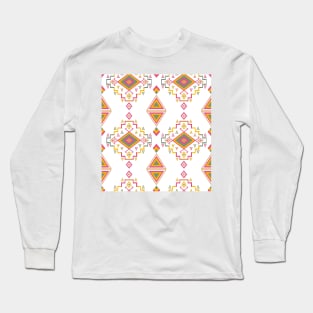 Colorful Ethnic Motifs Long Sleeve T-Shirt